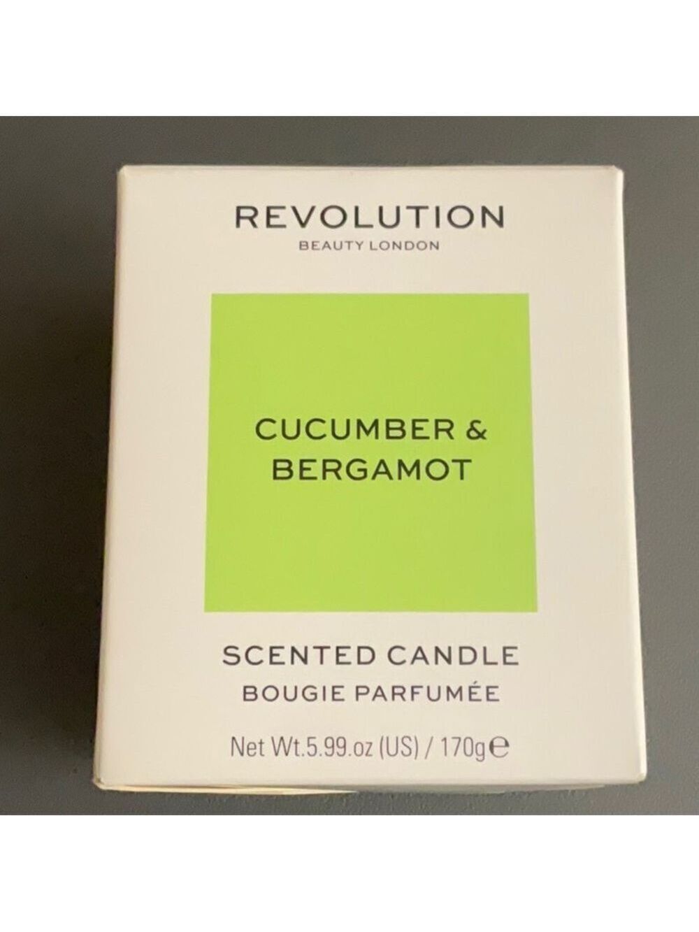 Revolution Cucumber & Bergamot Scented Candle